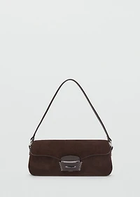 Suede shoulder bag