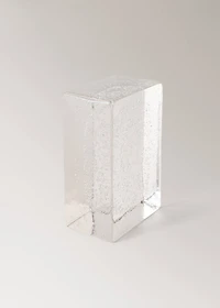 Bubble-glass decorative block