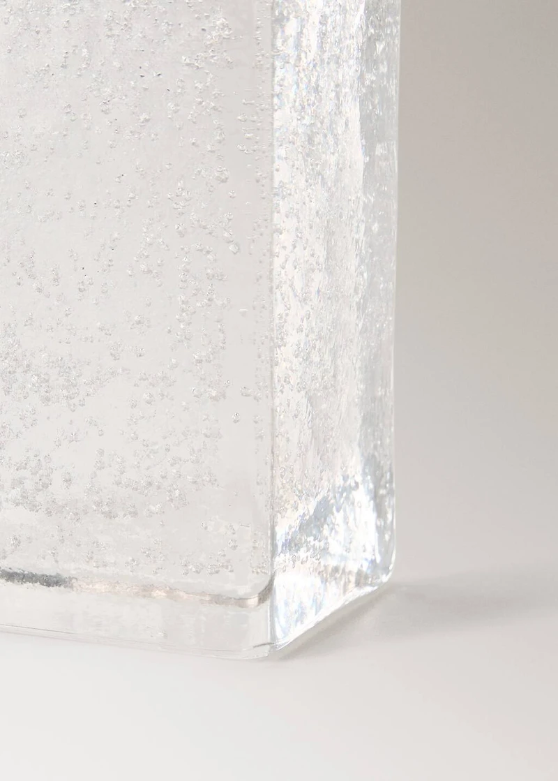 Bubble-glass decorative block
