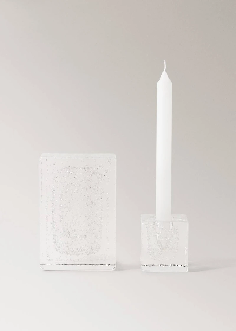 Bubble-glass decorative block