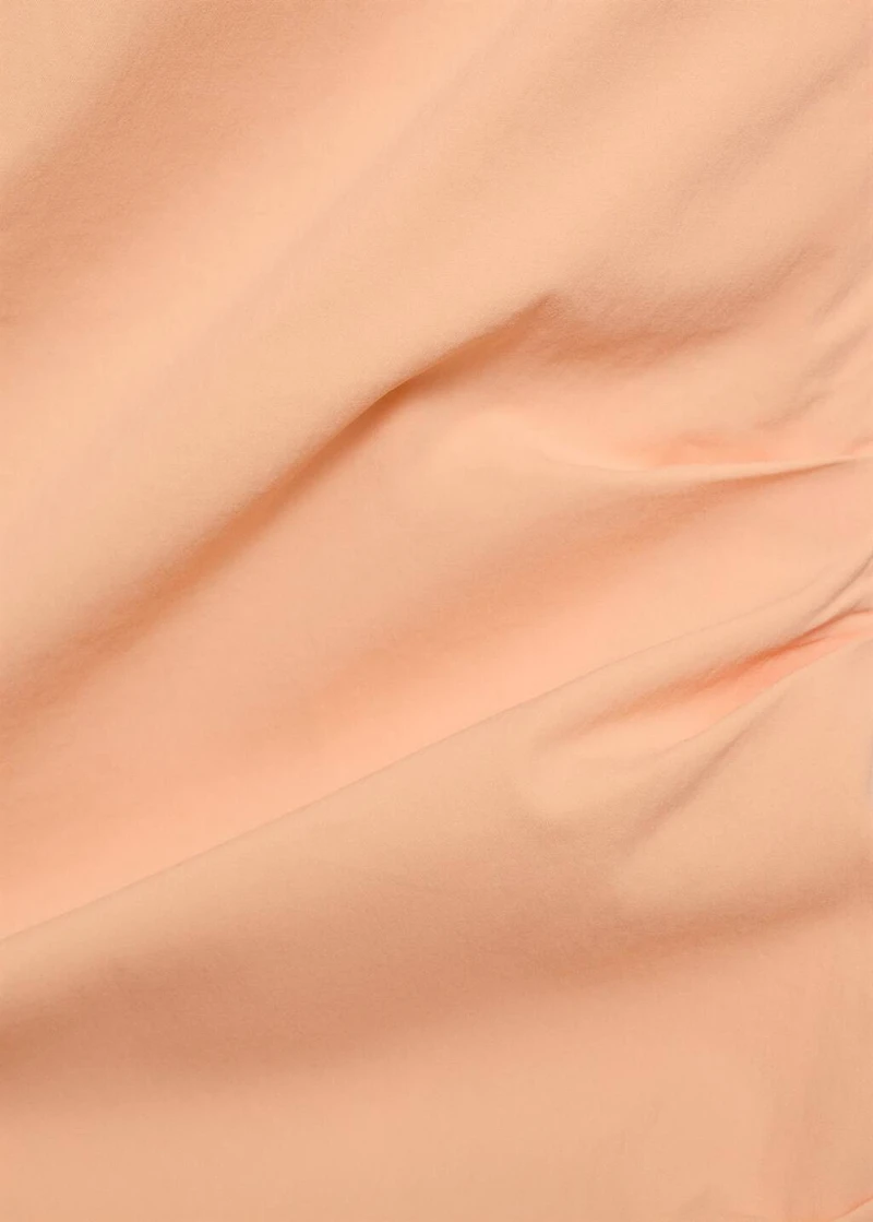 Strapless midi-dress