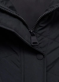 Oversize quilted down anorak