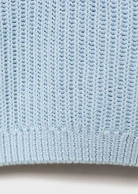 Knitted cotton sweater