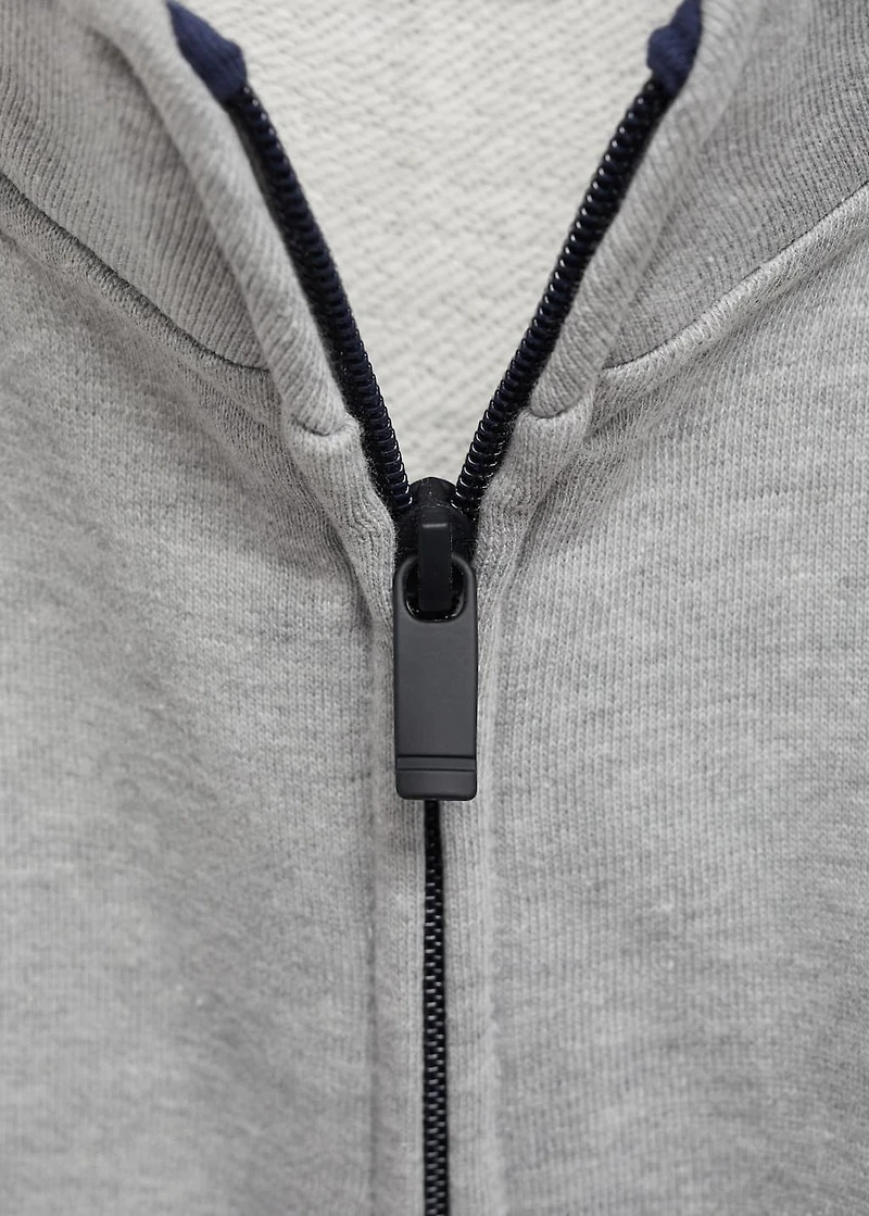 Perkins-neck sweatshirt