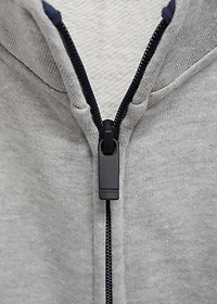 Perkins-neck sweatshirt