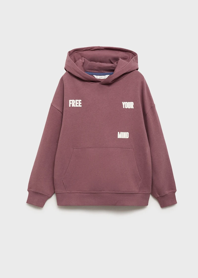 Printed hoodie