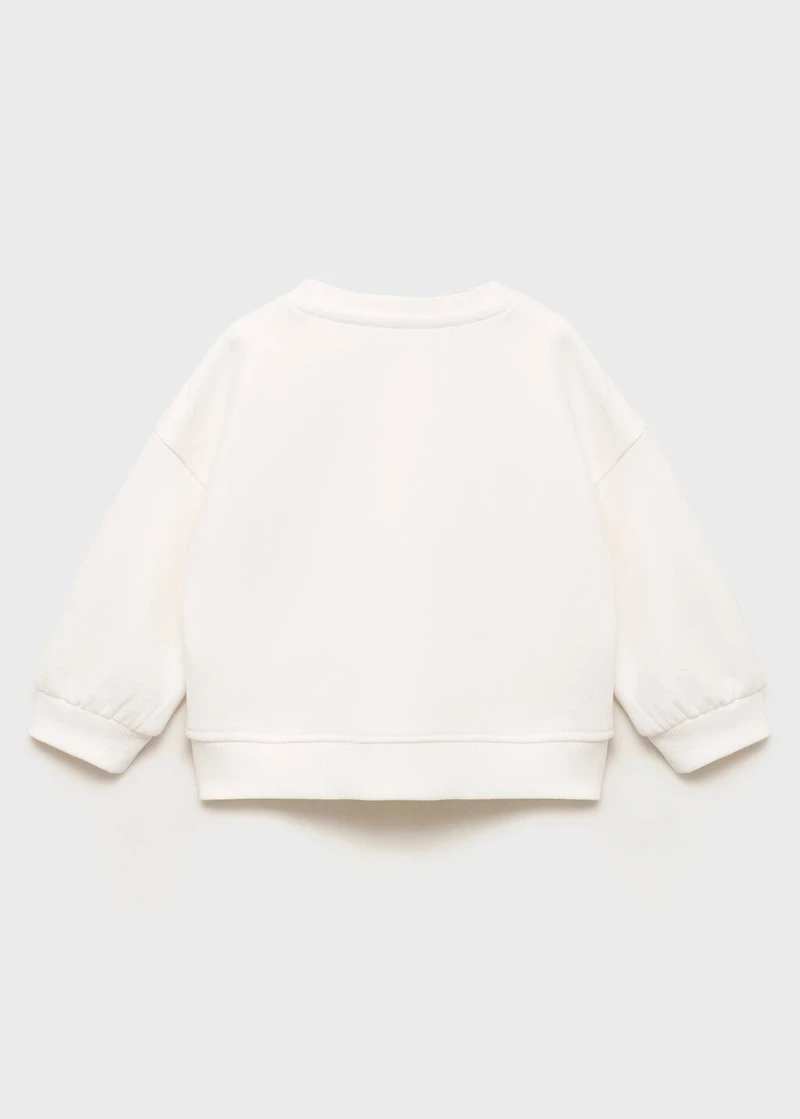 Sweatshirt with embroidered star