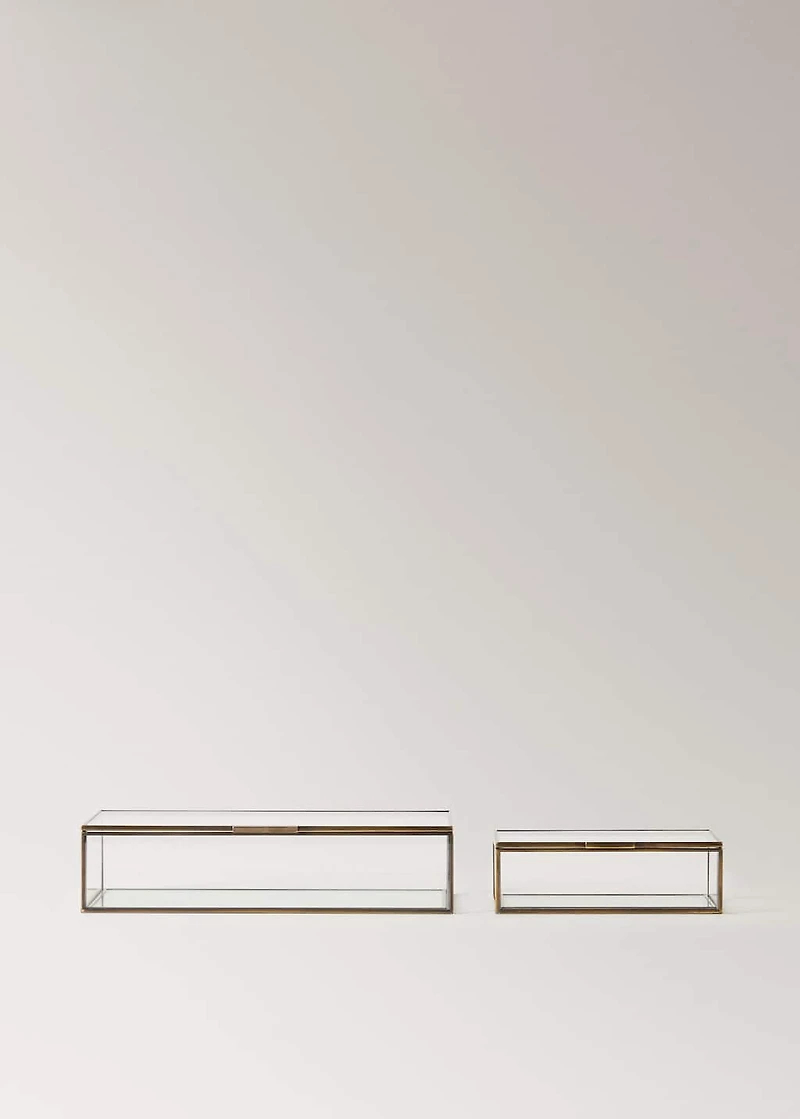 Small box with metal profile