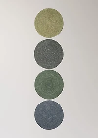 Seagrass placemats various colors