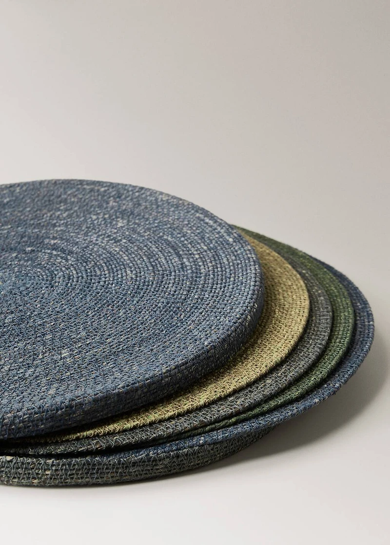 Seagrass placemats various colors
