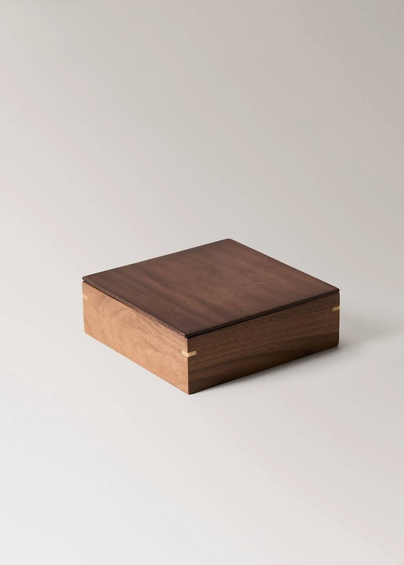 Combined wooden box