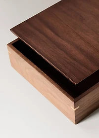 Combined wooden box