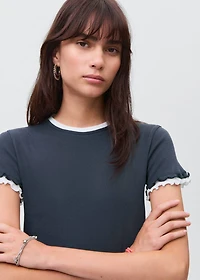 Organic cotton crop top