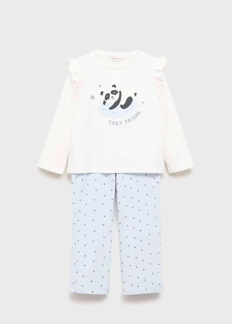 Printed long pyjamas