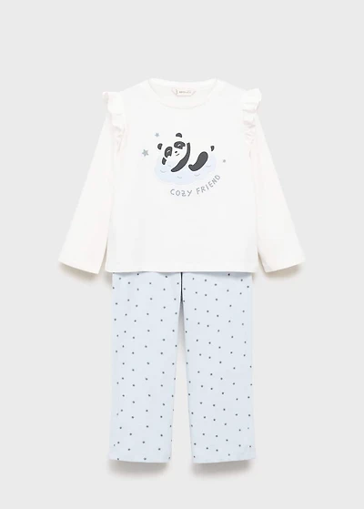 Printed long pyjamas