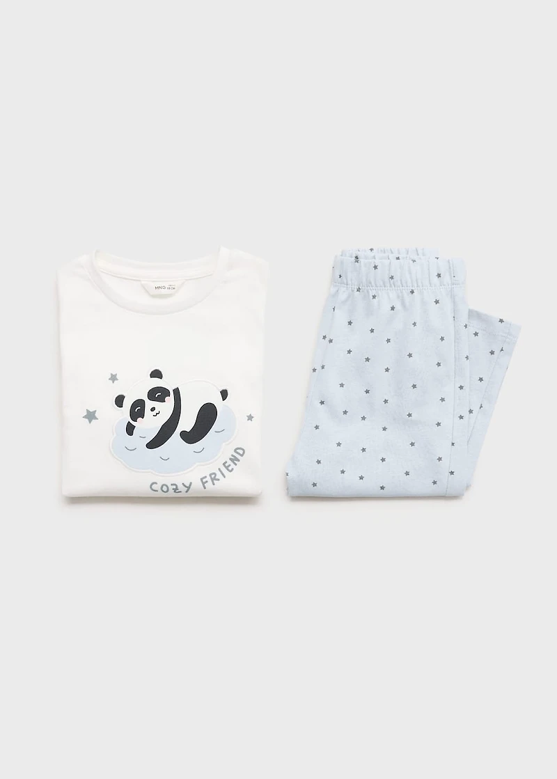 Printed long pyjamas