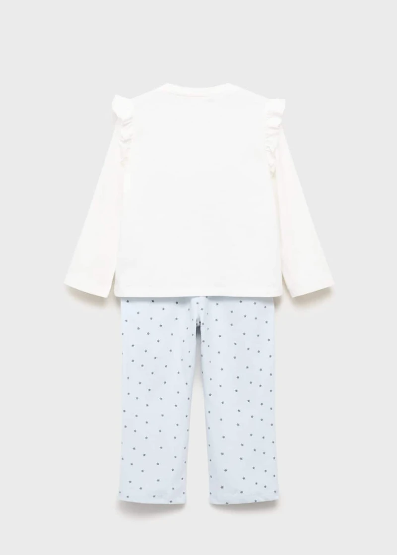 Printed long pyjamas