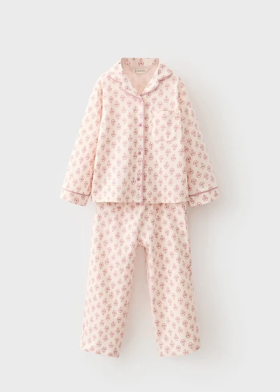 Printed long pyjamas