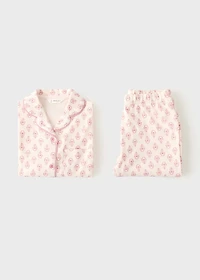 Printed long pyjamas