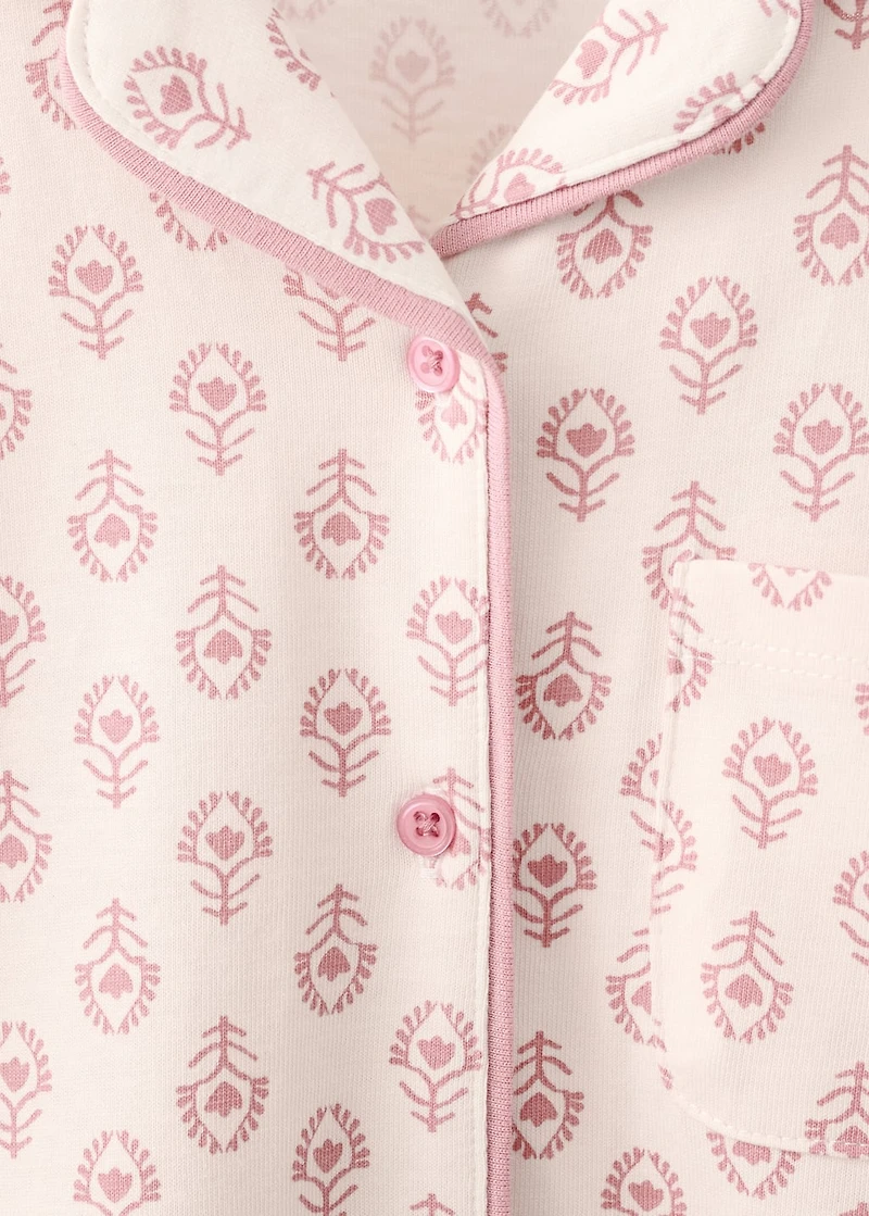 Printed long pyjamas