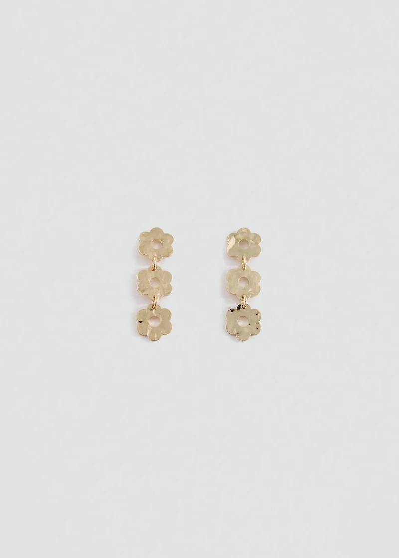 Floral earrings
