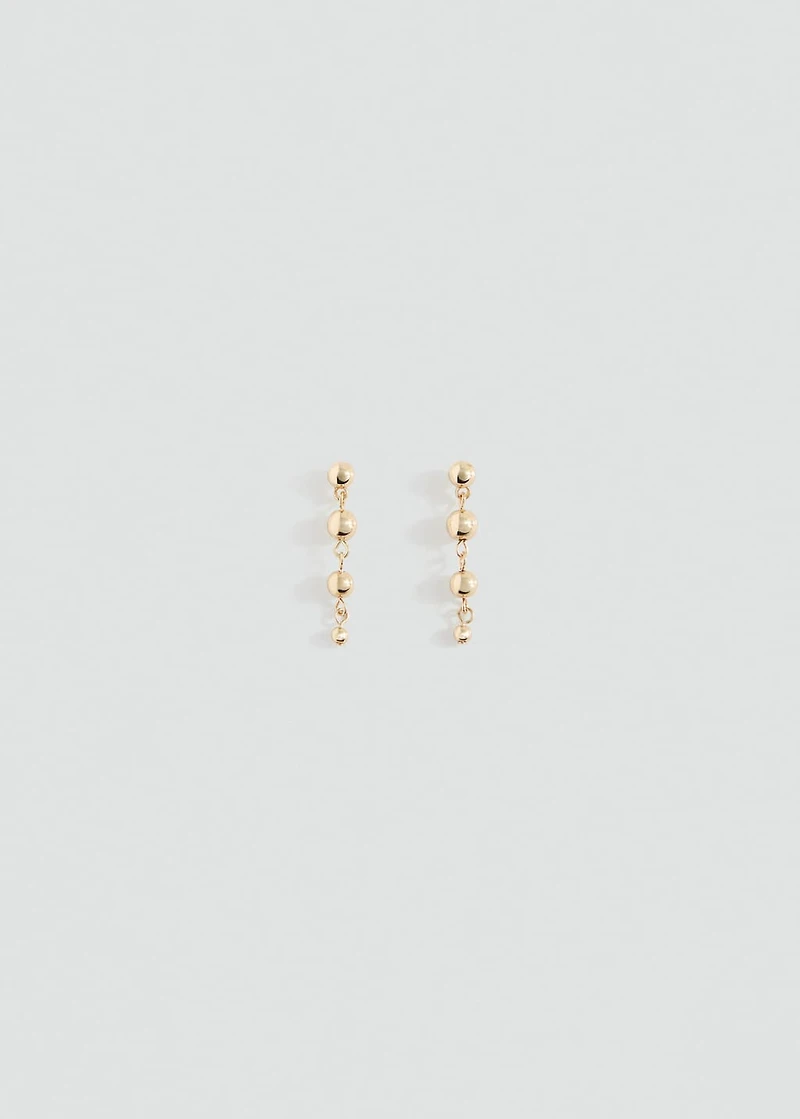 Beaded drop earrings