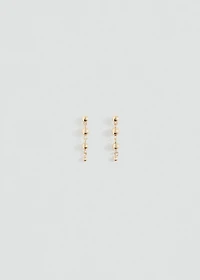 Beaded drop earrings