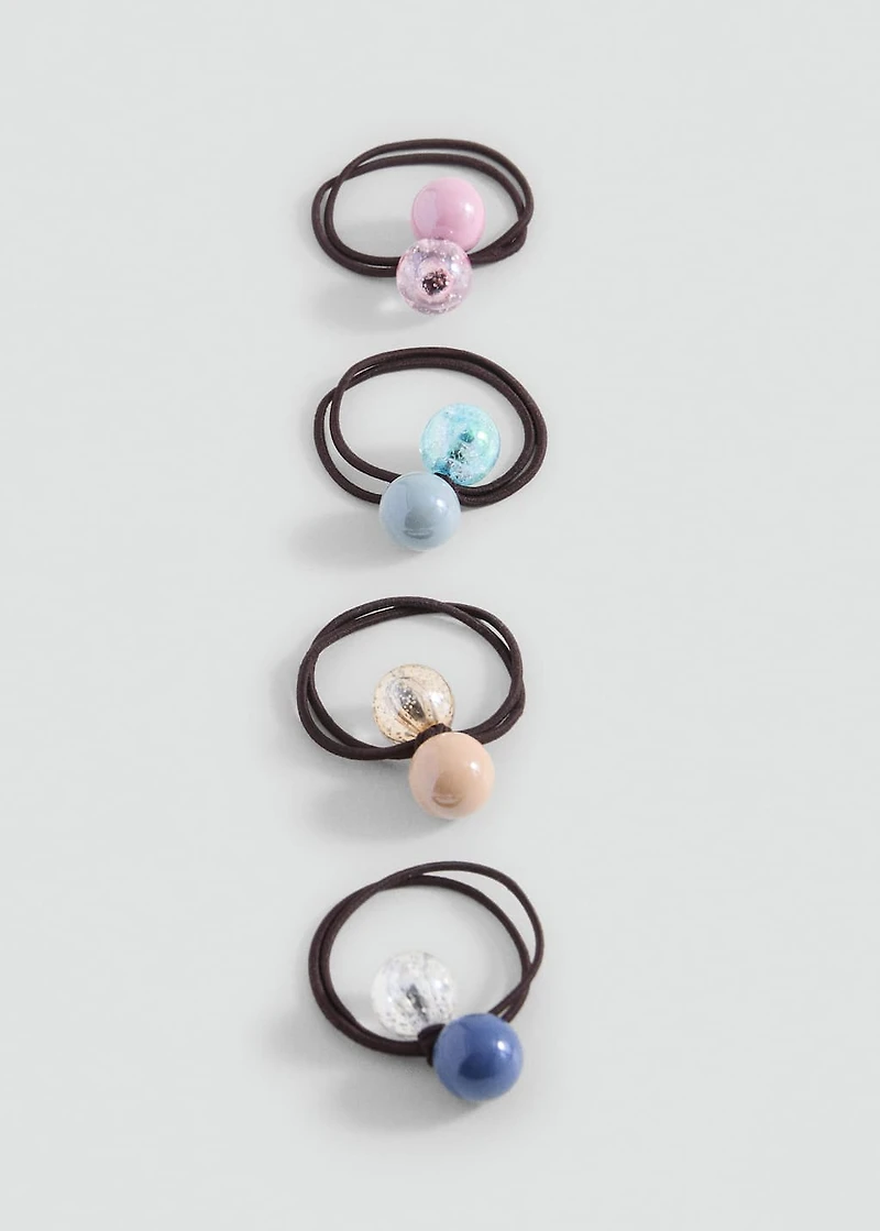 4 pack hair ties