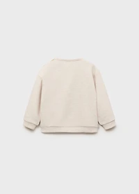 Sweatshirt with embroidered lion