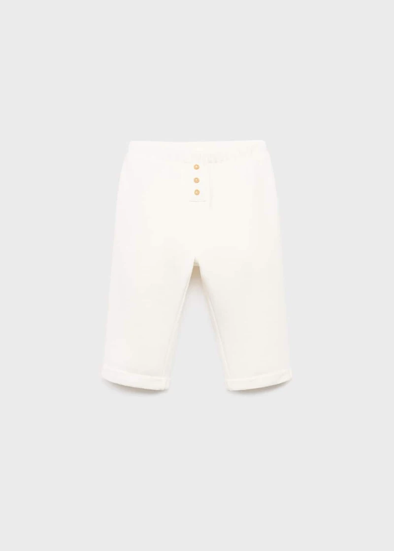 Buttons cotton pants