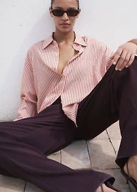 Oversize striped shirt