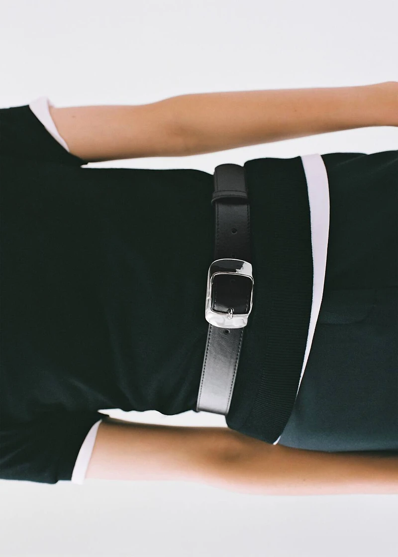 Square buckle belt