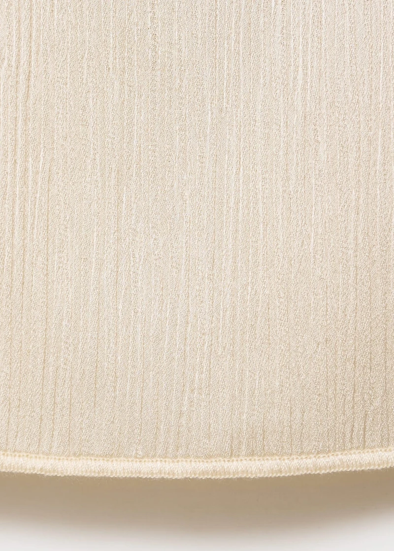 Pleated knitted top