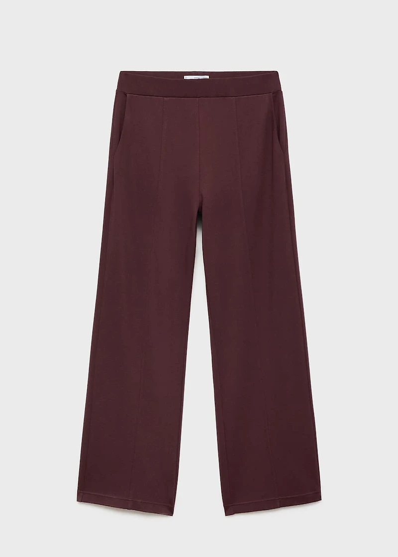 Jogger pants with elastic waist