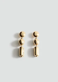 Metal pendants earrings