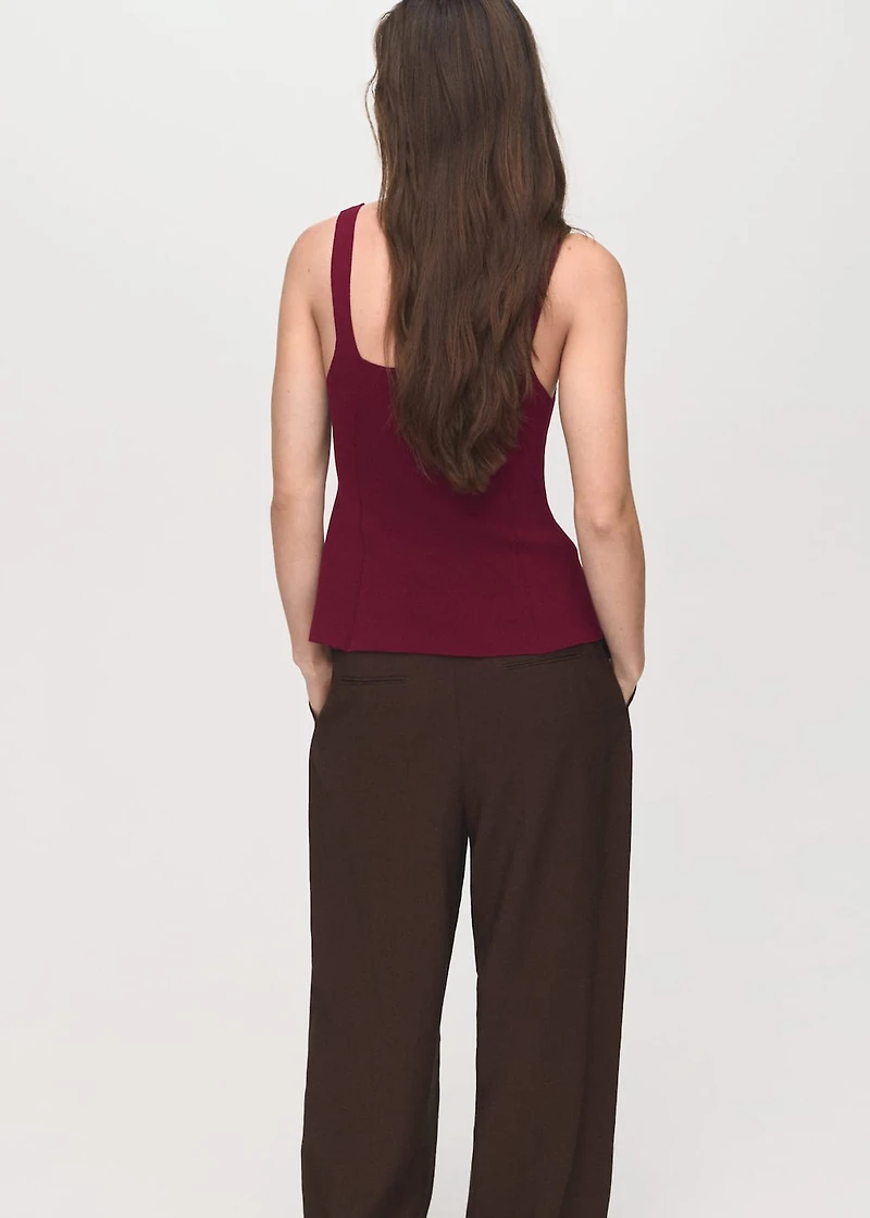 A-line knitted top