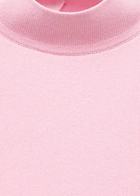 Halter-neck knitted top