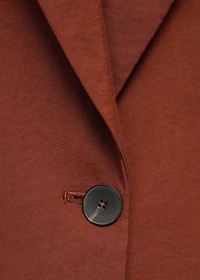 Modal suit blazer