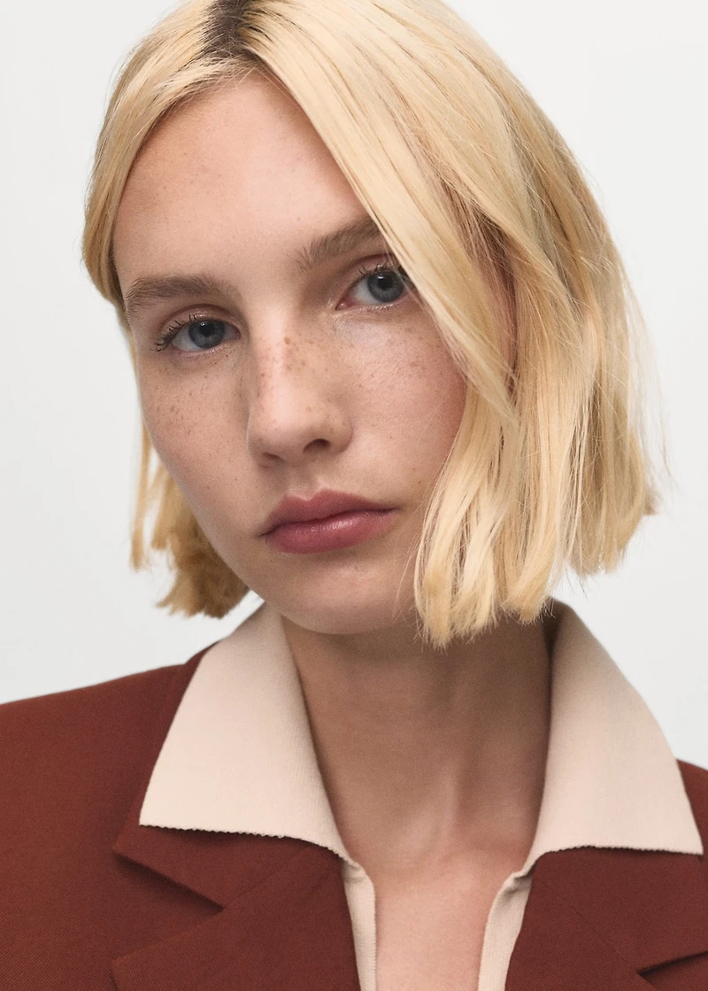 Modal suit blazer