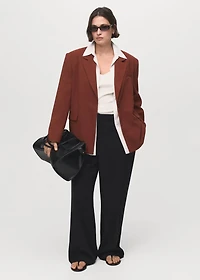 Modal suit blazer