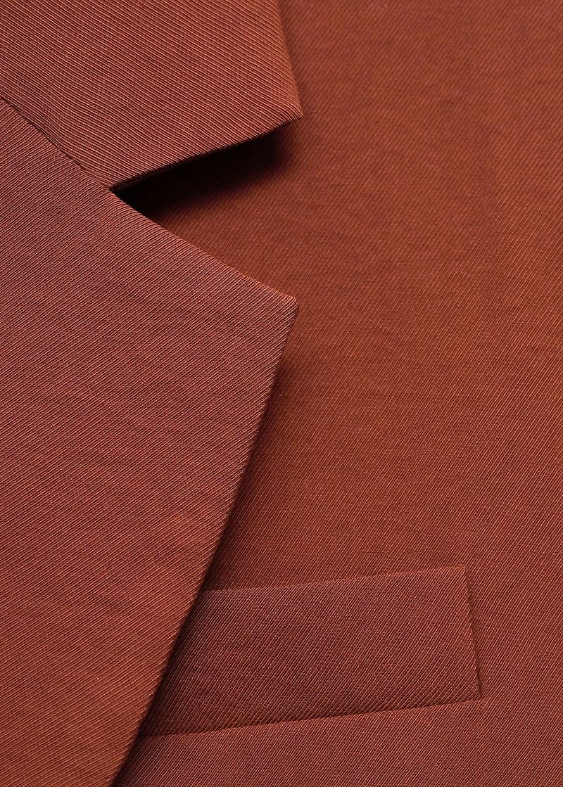 Modal suit blazer