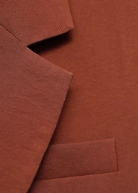 Modal suit blazer