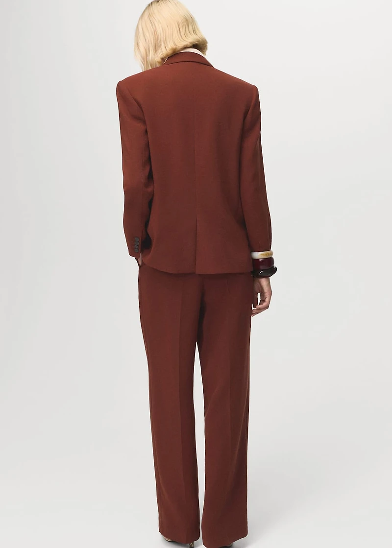 Modal suit blazer