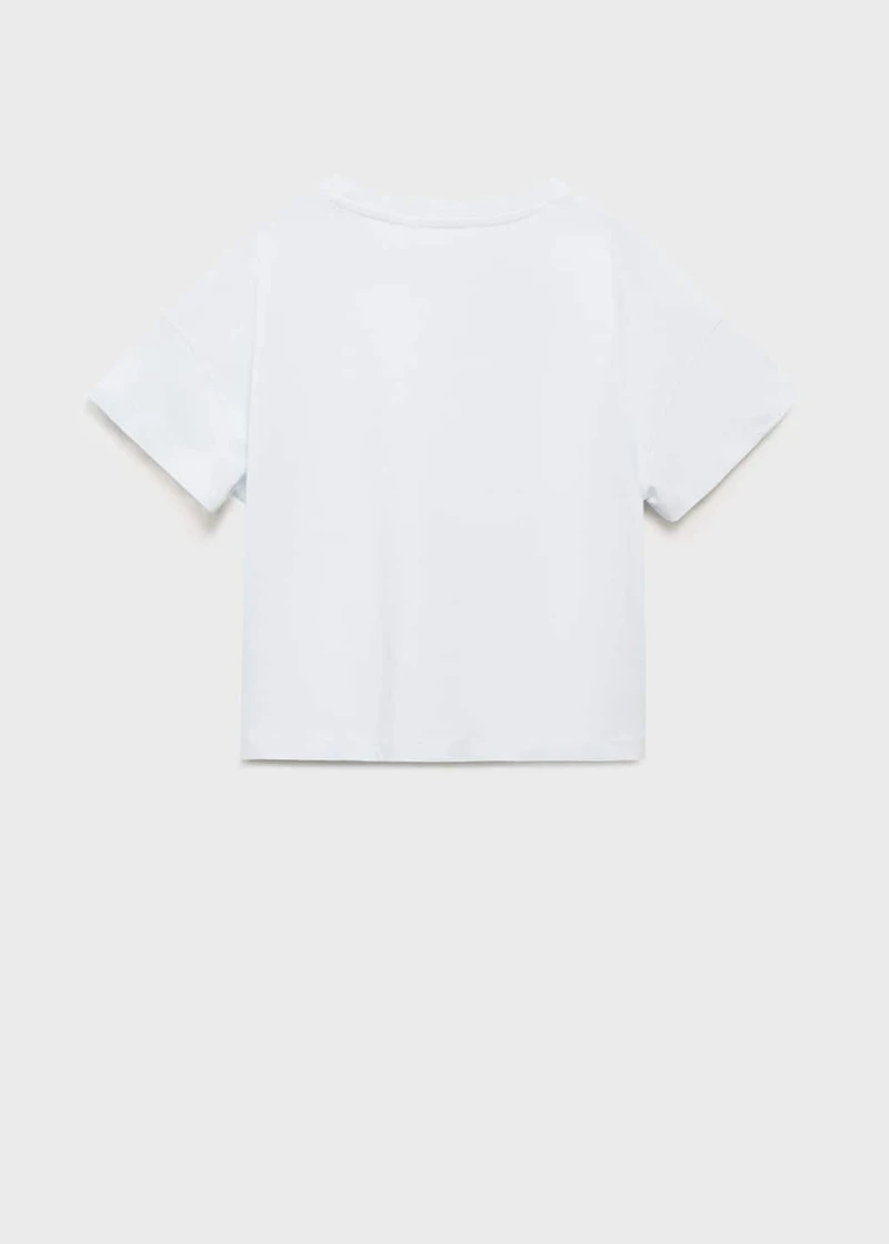 Embroidered short-sleeved t-shirt