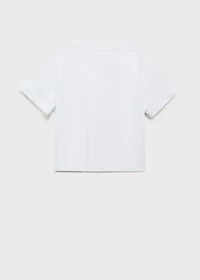 Embroidered short-sleeved t-shirt