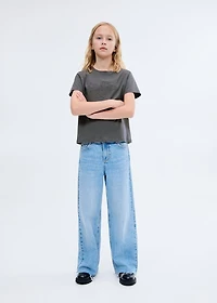 Embroidered cotton T-shirt