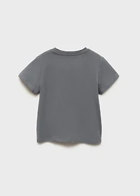 Embroidered cotton T-shirt