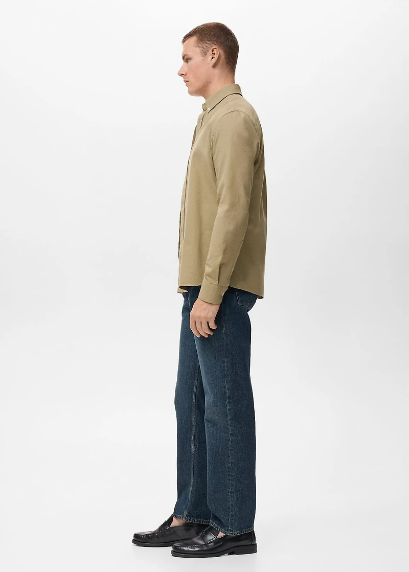 100% cotton Oxford shirt