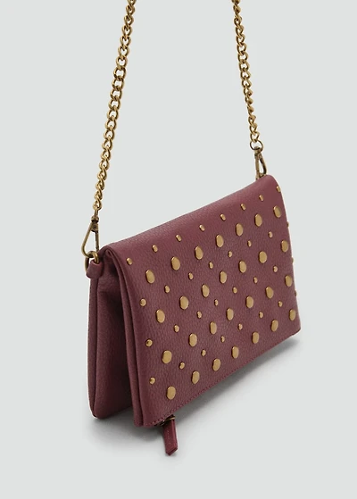 Studded shoulder bag