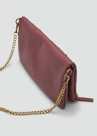 Studded shoulder bag